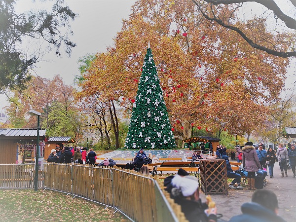 weihnachtsmarkt am rathaus weihnachtsbaum und herzlbaum