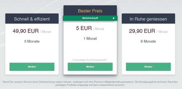 be2 kosten